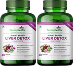 Simply Herbal Liver Detox + With Milk Thistle Tablets Extract, Dandelion - for Liver Health and Gall Bladder Health - (60 Capsules)