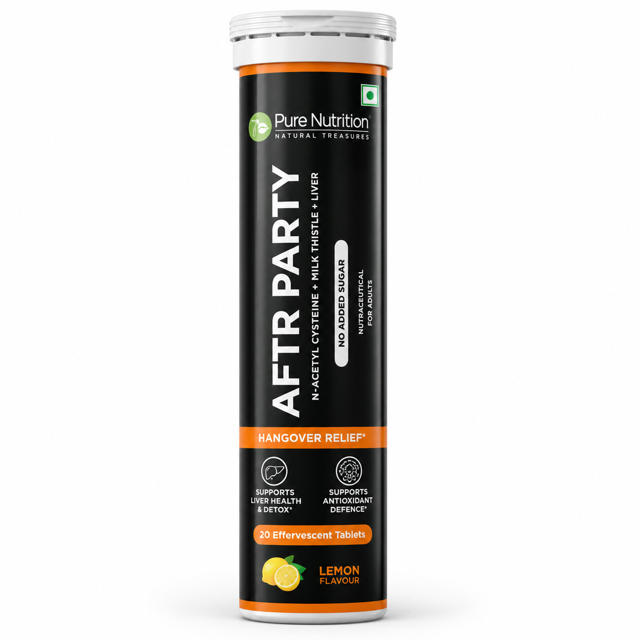 Pure Nutrition AFTR Party Effervescent Tablets – 10 Tabs | Refresh & Rehydrate Formula