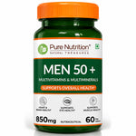 Pure Nutrition Men’s Multivitamin 50+ 60 Tablets | Daily Vitamins & Minerals for Men’s Health