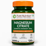 Pure Nutrition Magnesium Citrate, 120 Veg Tablets