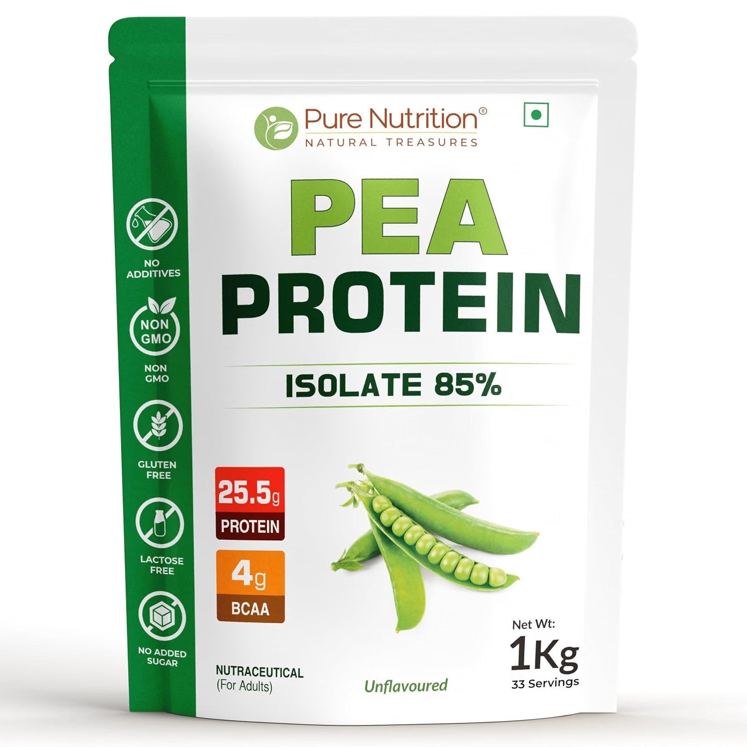 Pure Nutrition Pea Protein Isolate Powder - 1kg