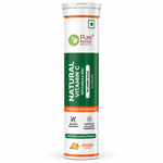 Pure Nutrition Natural Vitamin C, 20 Effervescent Tablets | Antioxidant & Immune Support