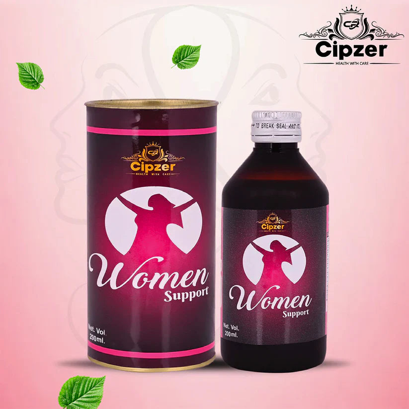 Cipzer Women Support Syrup - 200ml | Menstrual Health, Hormonal Balance, Energy & Women’s Vitality