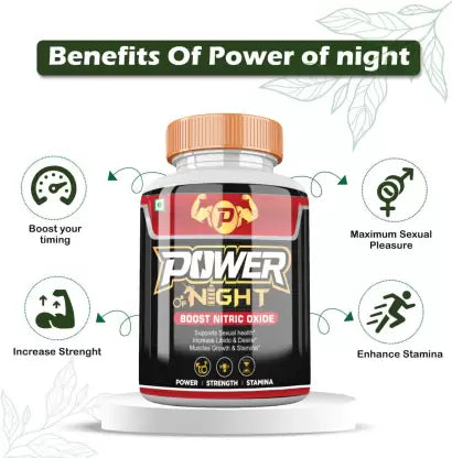 Divya Shree Power Of Night Sexual Power | Male Enhancement Supplement | Ayurvedic Capsule For Men 60 Capsule Jeevan Care Ayurveda
