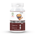 Zenius Hing Goli Tablet - Ayurvedic Tablets for Digestion, Gas Relief, and Stomach Comfort - 60 Tablets