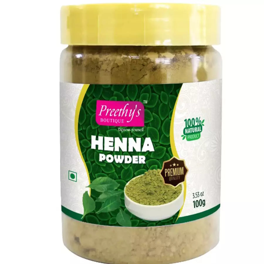 Preethy's Boutique Henna Powder 100gm