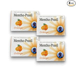 MENTHO-PRASIL Menthol-Eucalyptus Lozenges – Orange Flavour, Pack of 4