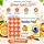 MENTHO-PRASIL Menthol-Eucalyptus Lozenges – Orange Flavour, Pack of 4