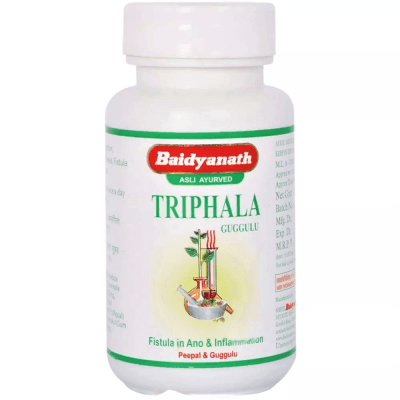 Baidyanath (Jhansi) Triphala Guggulu Tablet - 80 Tab