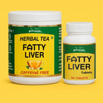 Arogyam Fatty Liver Tablets & Herbal Tea Combo – Ayurvedic Liver & Digestive Wellness Support – 60 Tablets + Herbal Tea