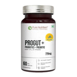 CSK Limited Edition Pure Nutrition Progut+ Probiotics 60 Billion CFU Capsule for Digestion & Gut Health | 60 Capsule