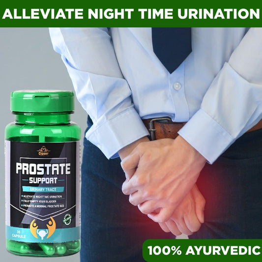 Cipzer Prostate Support Urinary Tract 30 Capsules | Herbal Relief For Prostate Health & Urinary Flow