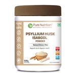 Pure Nutrition Isabgol Psyllium Husk Powder | Sat Isabgol Ki Bhusi Fiber Supplement | Supports Digestive & Gut Health | Helps Ease Irregularity & Bloating | Gluten Free, No Sugar Added - 500gm