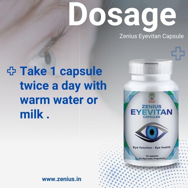 Zenius Eyevitan Capsules -  Eye Care Capsules for Eye Care, Retina Health, and Vision Improvement - 60 Capsules