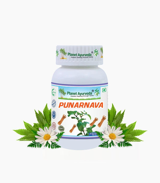 Planet Ayurveda Punarnava 500mg Capsule - 60 Capsules