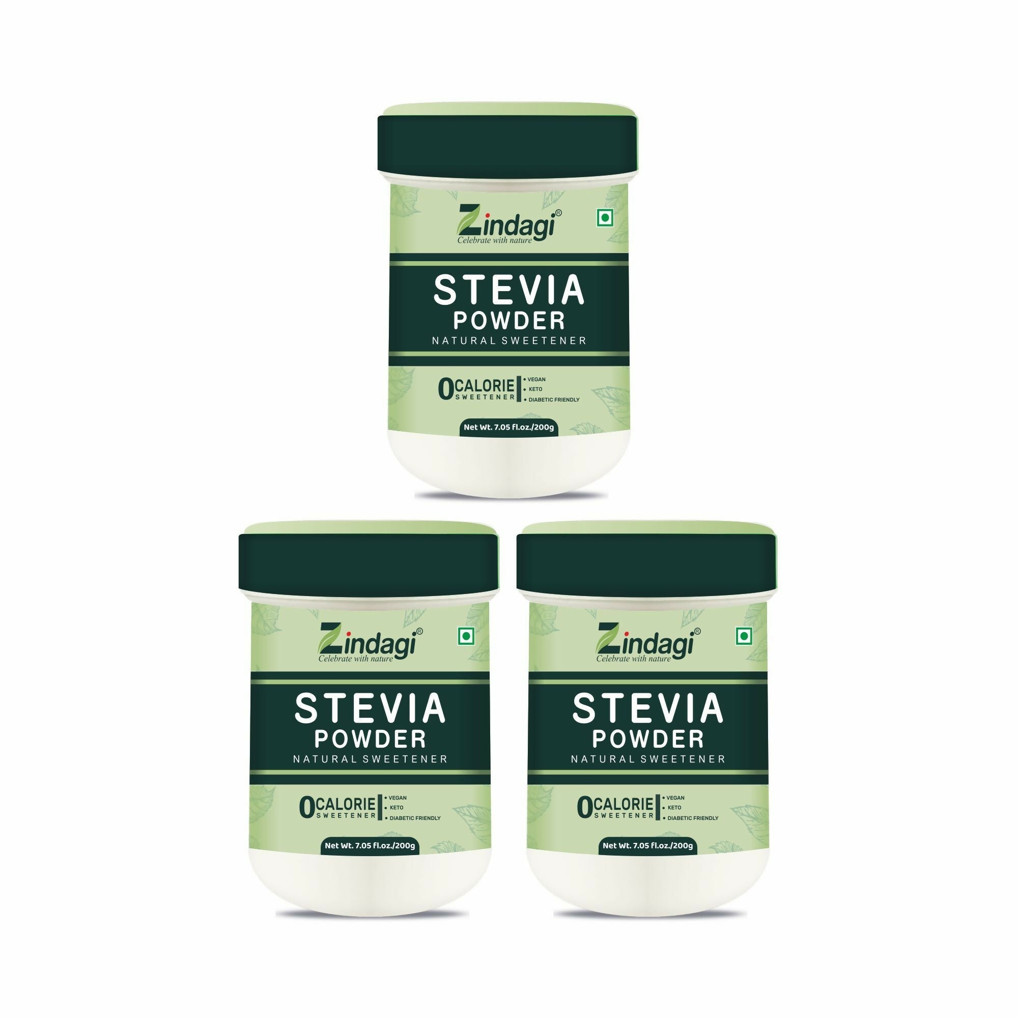 STEVIA 200G POWDER PACK OF 3