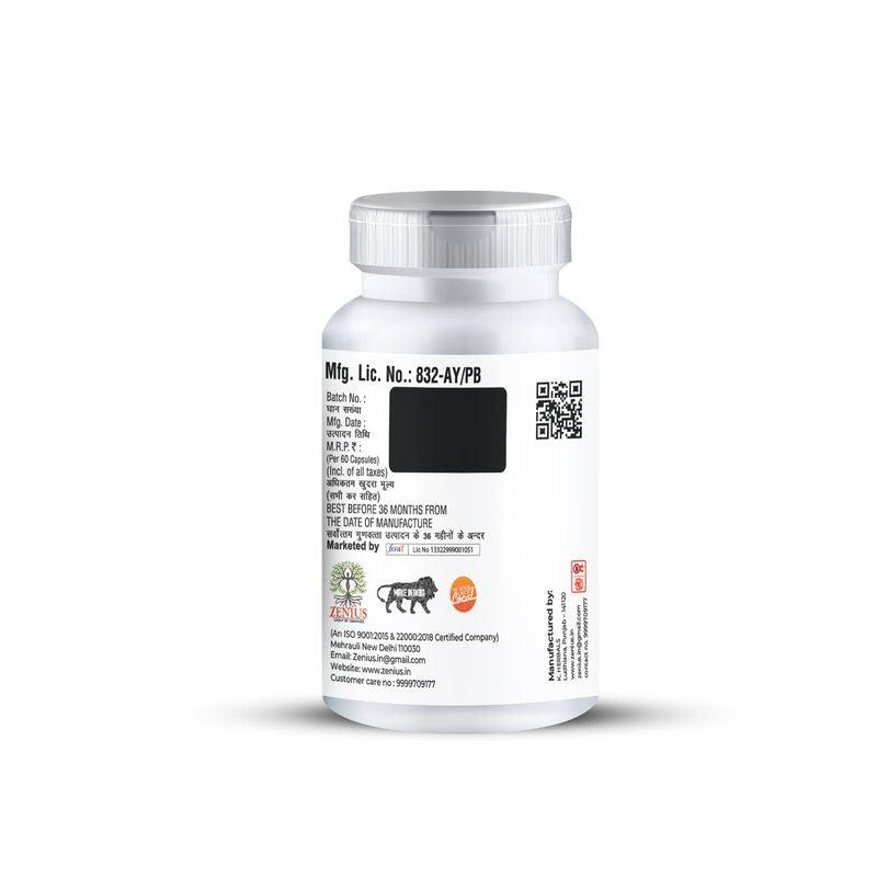 Zenius Hunger up Capsules - for Appetite and Digestive Health Improvement - 60 Capsules