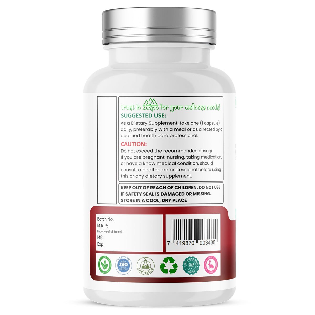Zespo Quercetin with Bromelain & Elderberry 650 mg | Quercetin 400 mg + Bromelain 2400 GDU | Antioxidant & Immune Support | 60 Vegan Capsules