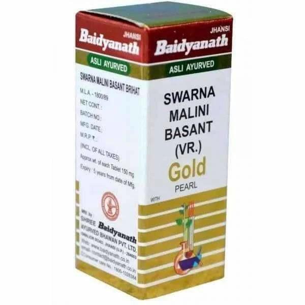 Baidyanath (Jhansi) Swarna Malini Basant (Vr.) Gold with Pearl