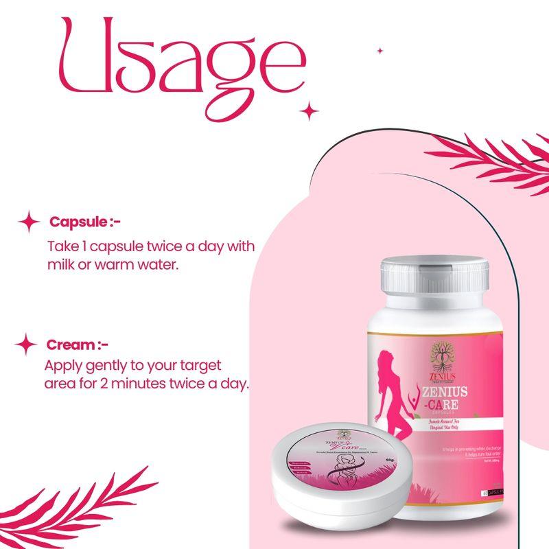 Zenius V Care Kit - Vegina Tightening Medicine for Female Sexual Health Supplement