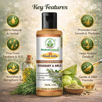Bhudevam Naturals Khadi Rosemary & Amla Shampoo – Nourish, Repair & Smooth Hair- 210ML