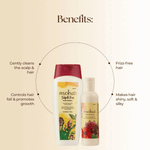 Moha Radiance Combo Duo - Sulfate Free Shampoo & Nourishing Hair Serum Set