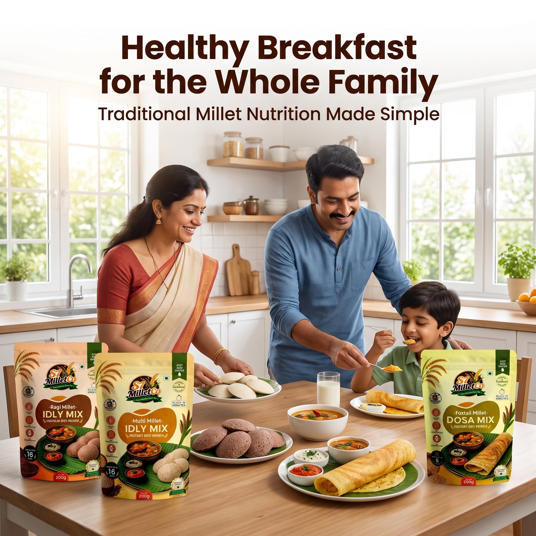 Gluten Free Trio | Just Add Water | 600g