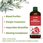Healthally Ayurvedic Rakt Shodhan Syrup | Blood Purifier Syrup for Men & Women