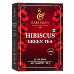 Rare Swan Hibiscus Green Tea 30g | Hibiscus Flower & Green Tea Blend | Floral & Refreshing Infusion | Vegan | No Added Preservatives