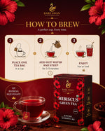 Rare Swan Hibiscus Green Tea 30g | Hibiscus Flower & Green Tea Blend | Floral & Refreshing Infusion | Vegan | No Added Preservatives