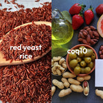 Zespo Red Yeast Rice 600 mg + CoQ10 50 mg | Heart Health & Cellular Energy Support | 1 Capsule Daily | 60 Veg Capsules
