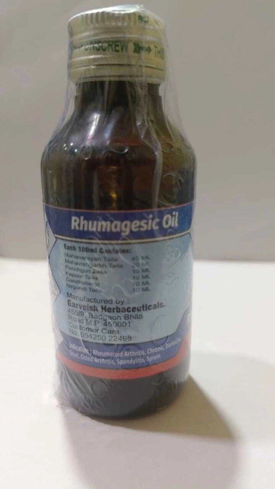 Garveish Rhumagesic Oil (100 ml)