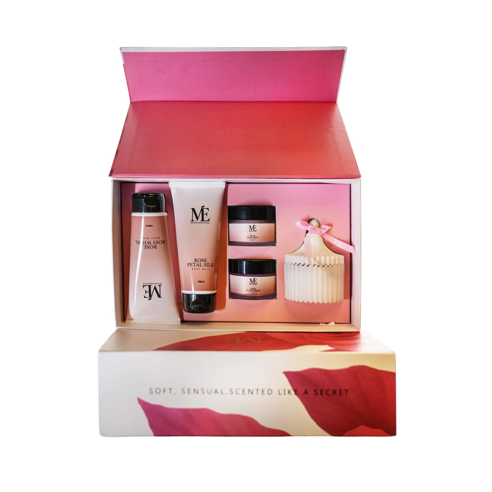 Miloe Mineral Rose Bathing Ritual - Soft, Sensual, Scented like a Secret