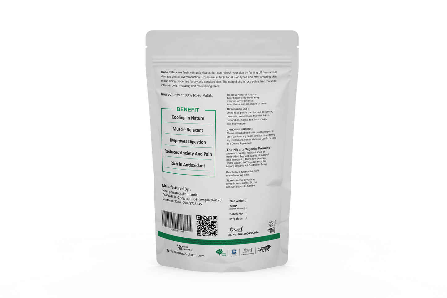 Nisarg Organic Red Onion Powder