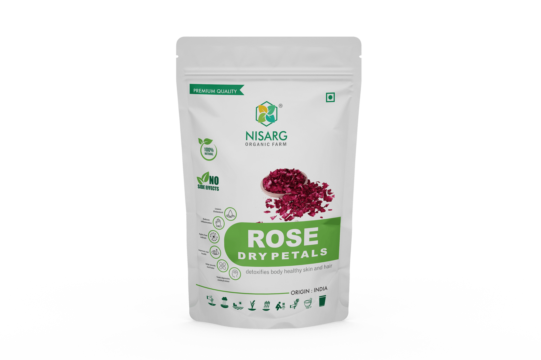 Nisarg Organic Farm Red Rose Petlas