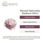 Ecotyl Rose Radiance Face Pack | Skin Glow & Brightening | 75g