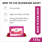 Khadi Care Herbal Rose Water Soap - 125g