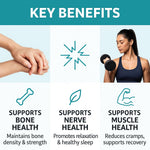 Ryt Nutrition Magnesium Glycinate with Zinc, 350mg, 60 Vegetarian Tablets, Supports Bone, Nerve and Muscle Health