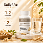 MAPL Safed Musli Capsules 60 | Ayurvedic Strength & Stamina Support | Natural Energy Formula