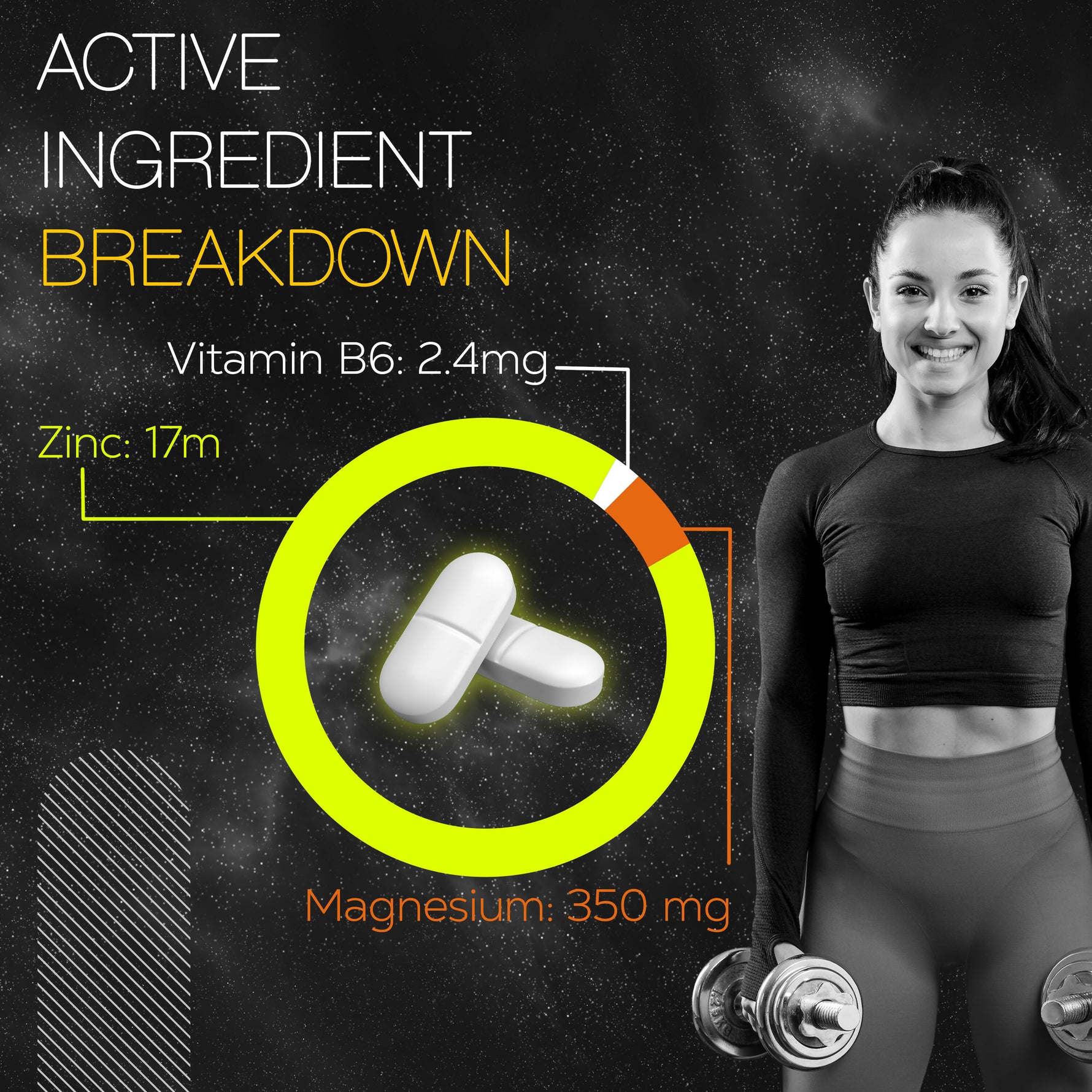 Health Veda Organics ZMA Tablet - 60 Tablets