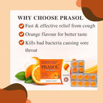 Safesils Cough Lozenges – Orange 20x8 Pack