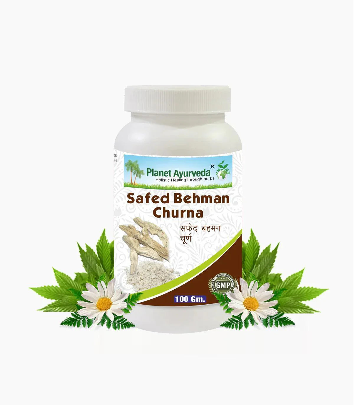 Planet Ayurveda Safed Behman Powder - 100g | Herbal Support for Vitality & Vital Organs