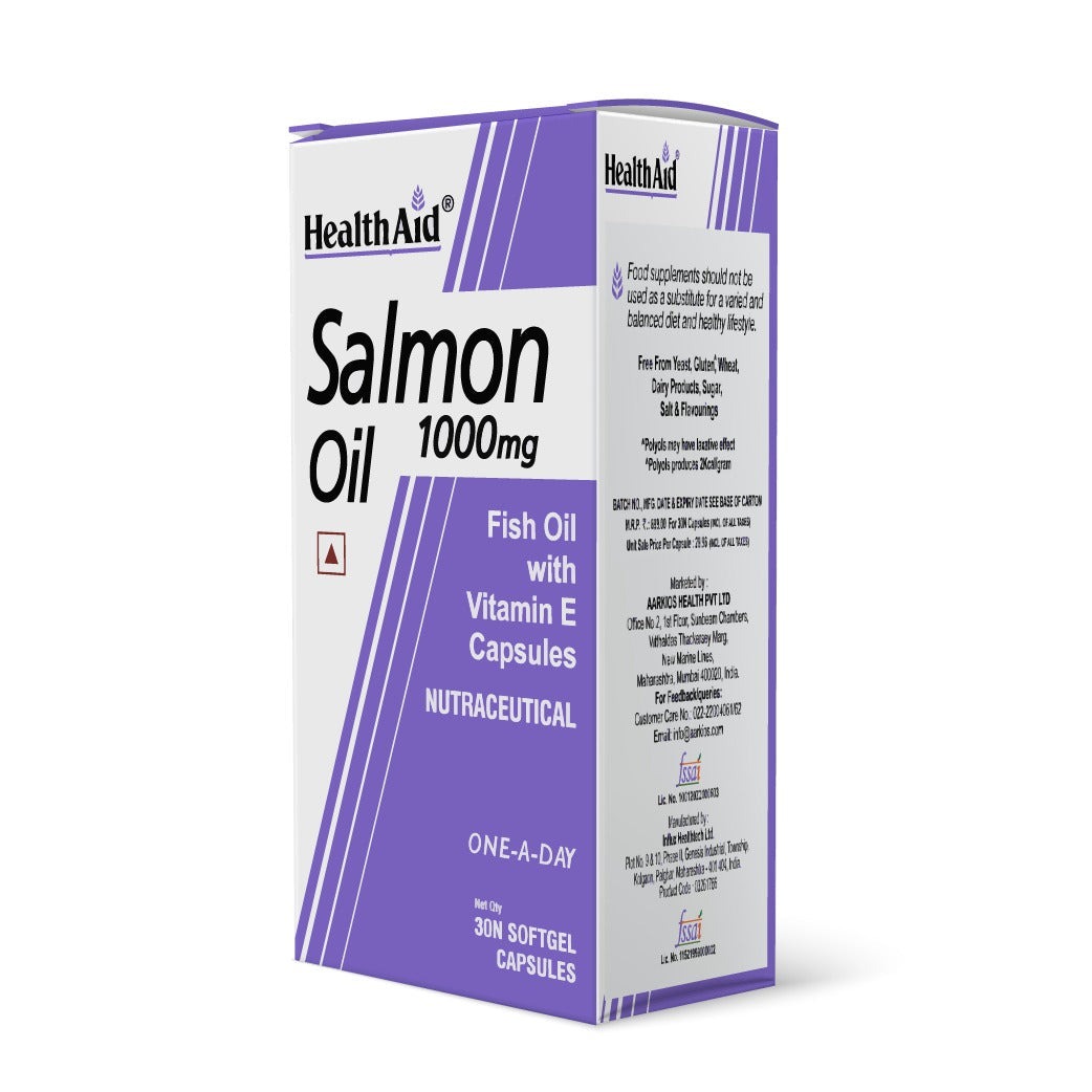 HealthAid Salmon Oil 1000mg - 30 Capsules