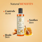 Bhudevam Naturals Khadi Sandalwood & Honey Face Wash For Soft, Smooth & Radiant Skin -210ML