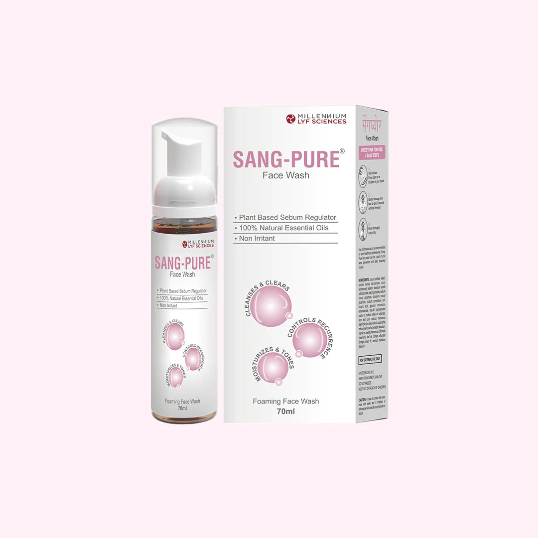 Millennium Herbal Care Sang-Pure Anti-Acne Face Wash (70ml Each)