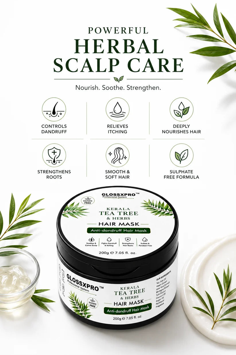 GLOSSXPRO Professional System Kerala Tea Tree & Neem Hair Mask 200g