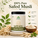 MAPL Safed Musli Powder 100g | Pure Ayurvedic Herbal Powder | Strength, Stamina & Vitality