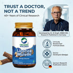 Organic Wellness Licorice Capsules -  90 Capsules Bottle