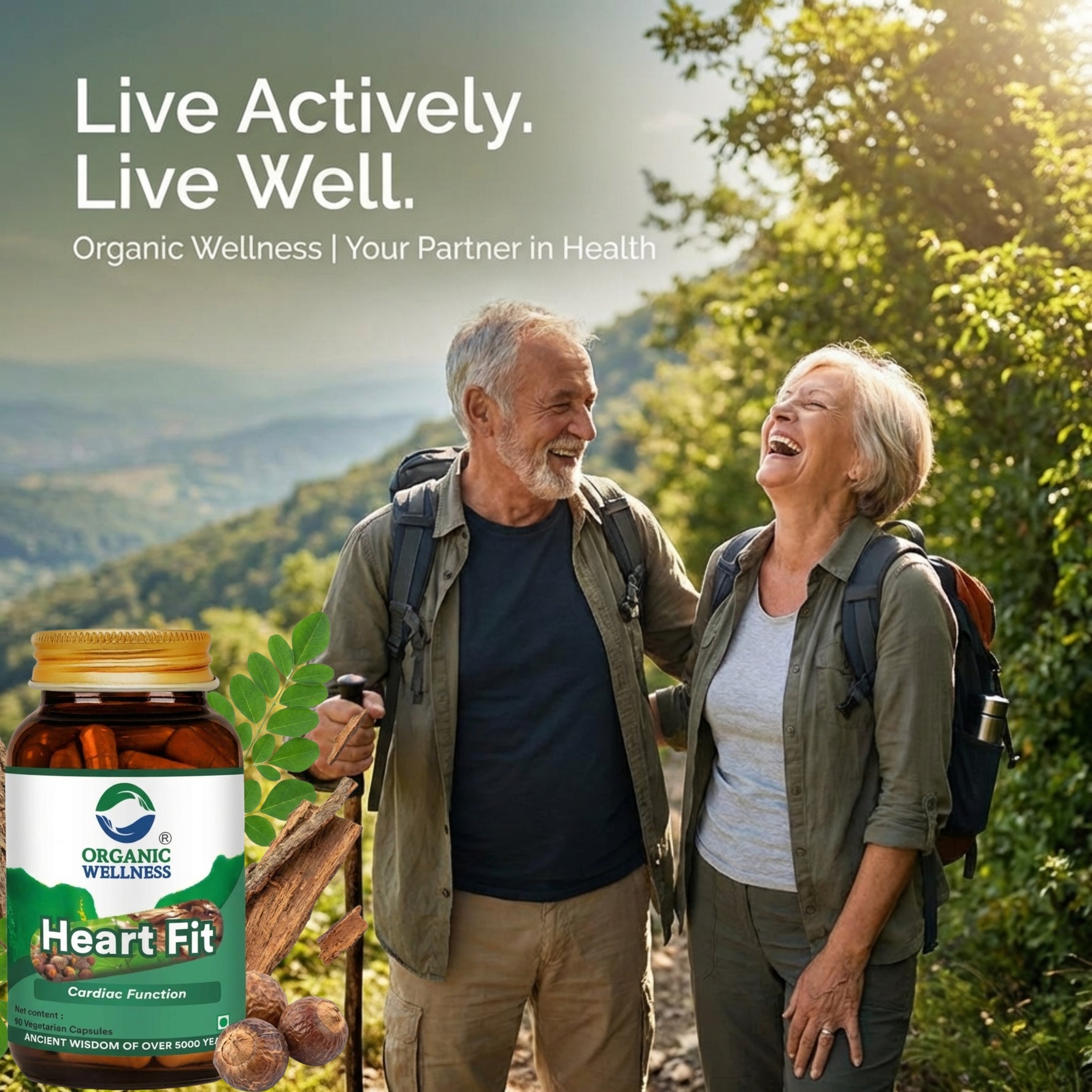 Organic Wellness Heart-Fit Capsules - 90 Capsules