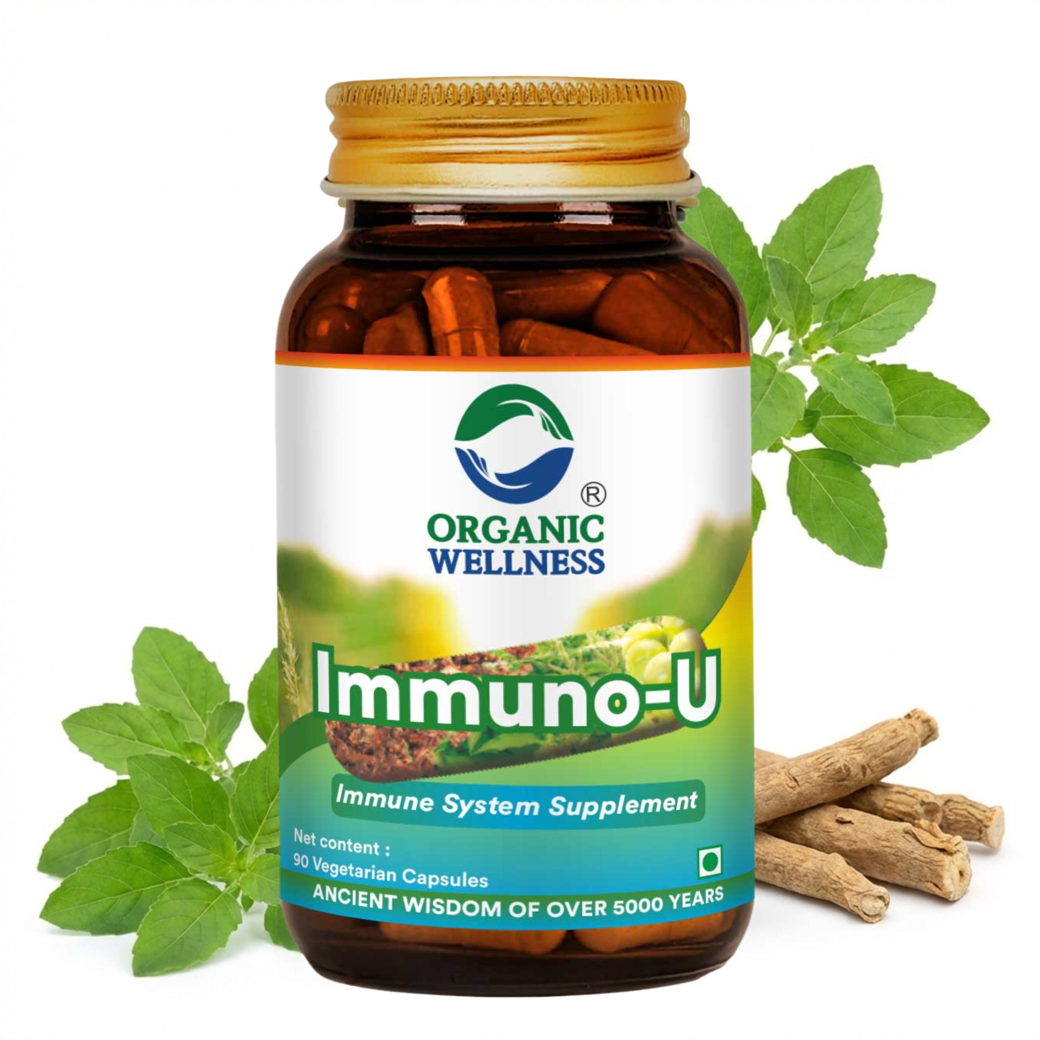 Organic Wellness Immuno-U Capsules - 90 Capsules